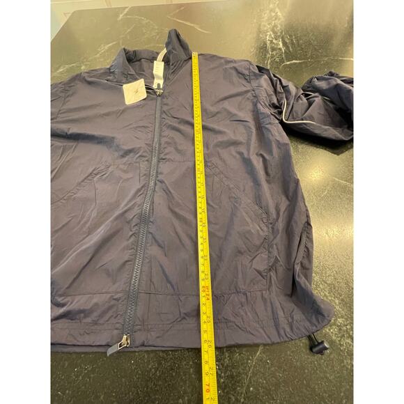NWT Fabletics Deep Navy Womens oversized Windbreaker SM - Picture 10 of 10